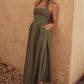 Locklea Olive Maxi Dress
