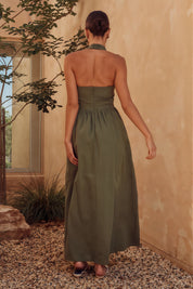 Locklea Olive Maxi Dress