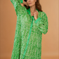 Green Button Down Maxi Dress
