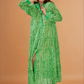 Green Button Down Maxi Dress