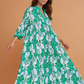 Layla Green Floral Maxi Dress