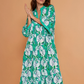 Layla Green Floral Maxi Dress