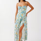 Beau Blue Floral Midi