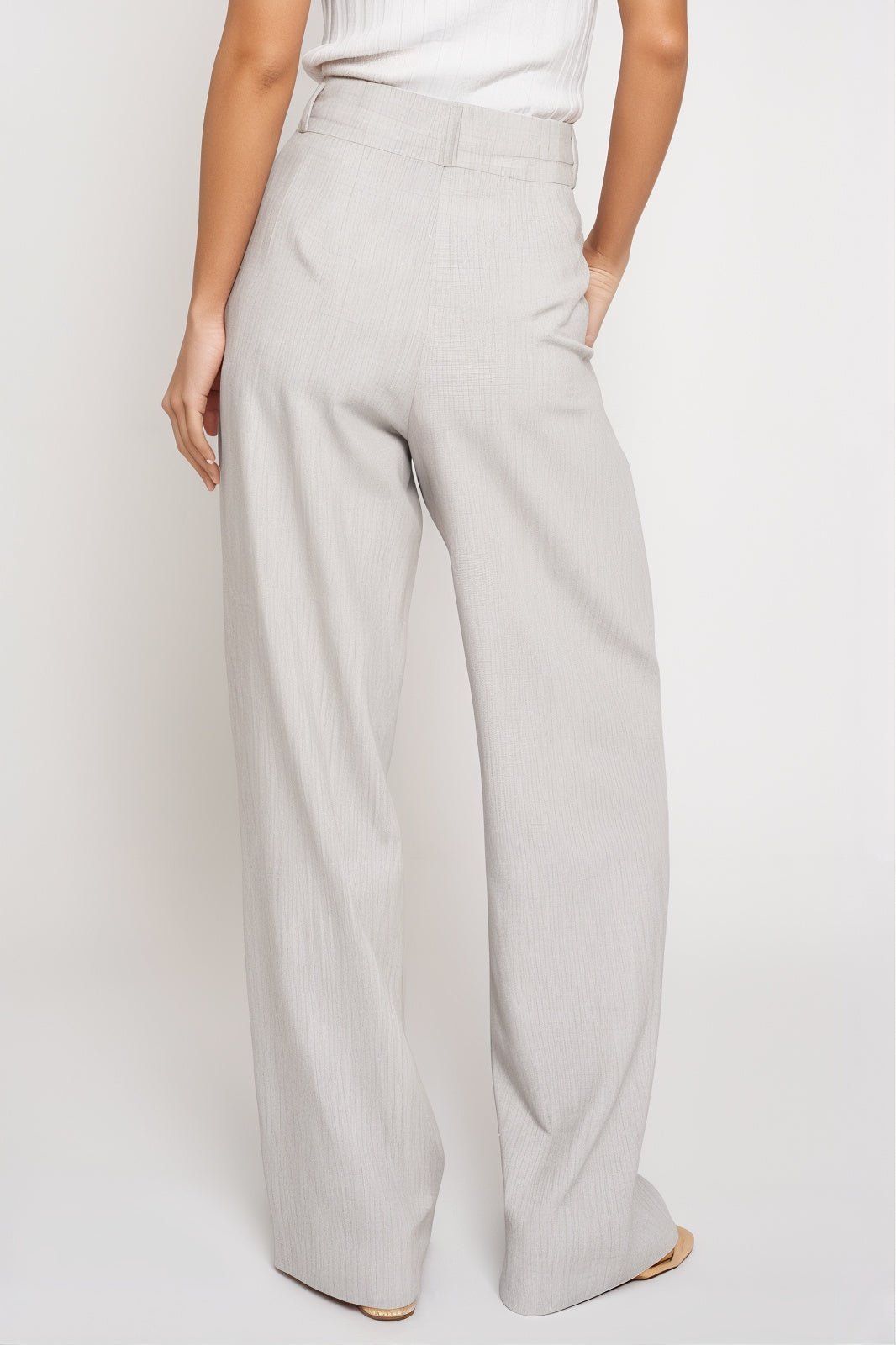 Grey Classic Pants