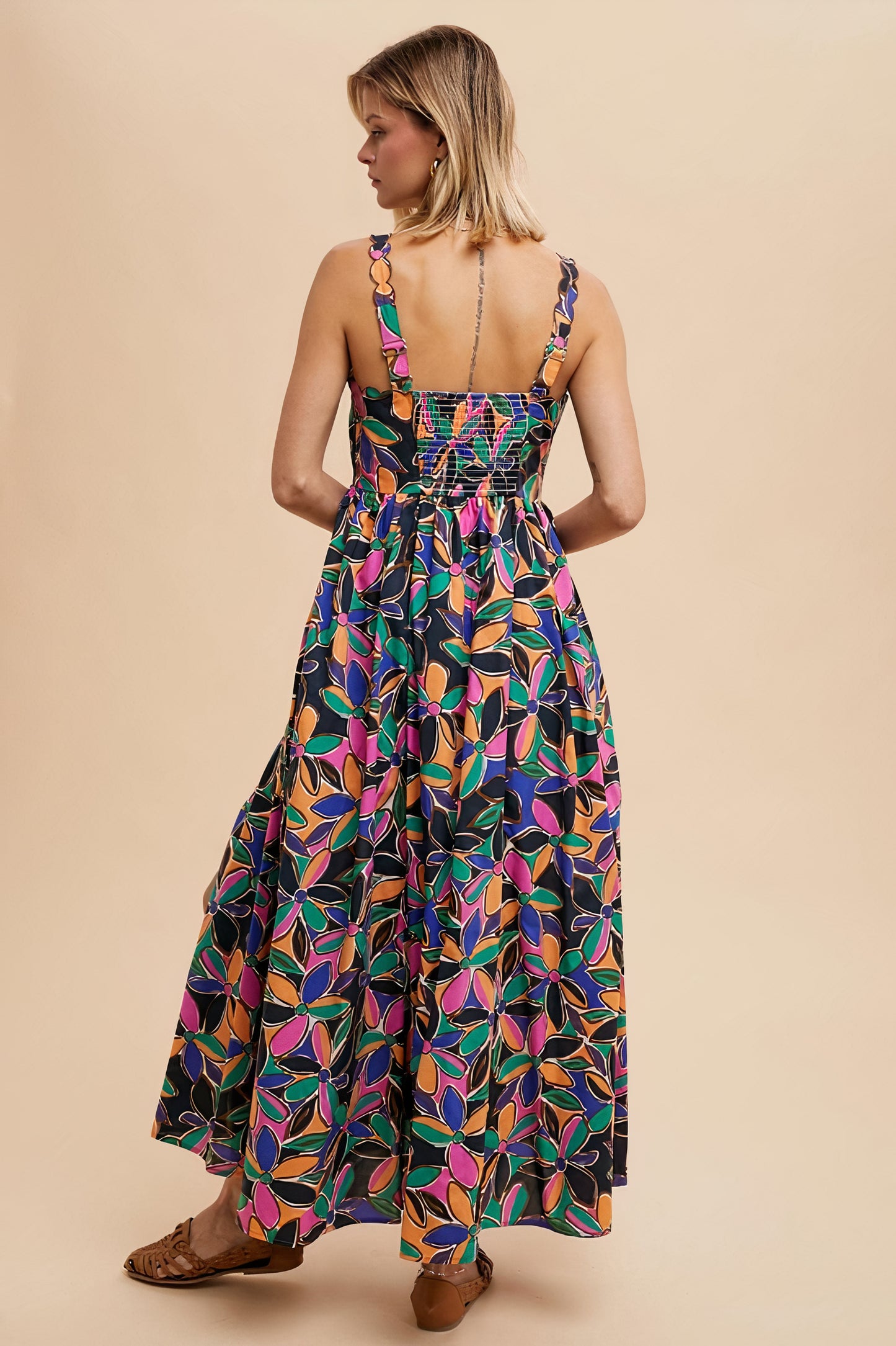 Azure Printed Maxi