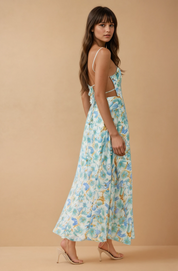 Beau Blue Floral Midi