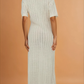 Lori Mesh V Neck Maxi Dress