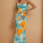 Haylee Sunset Blue Maxi Dress