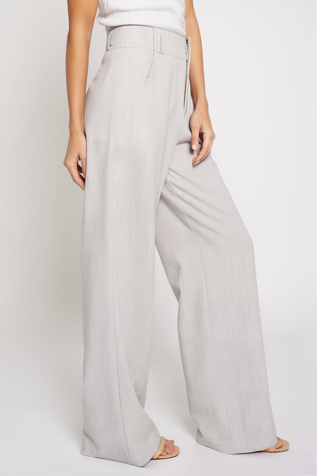 Grey Classic Pants