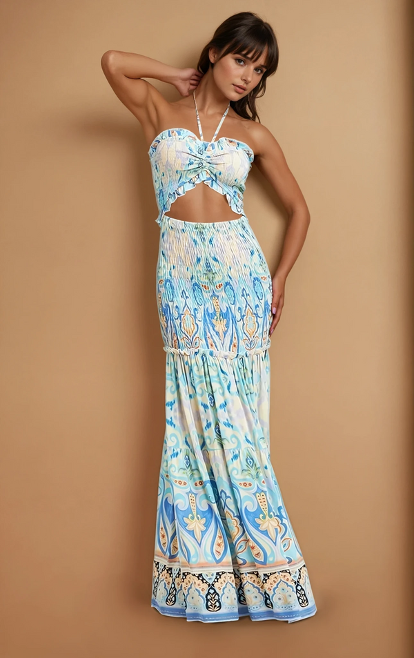 Shari Scrunch Maxi Dress