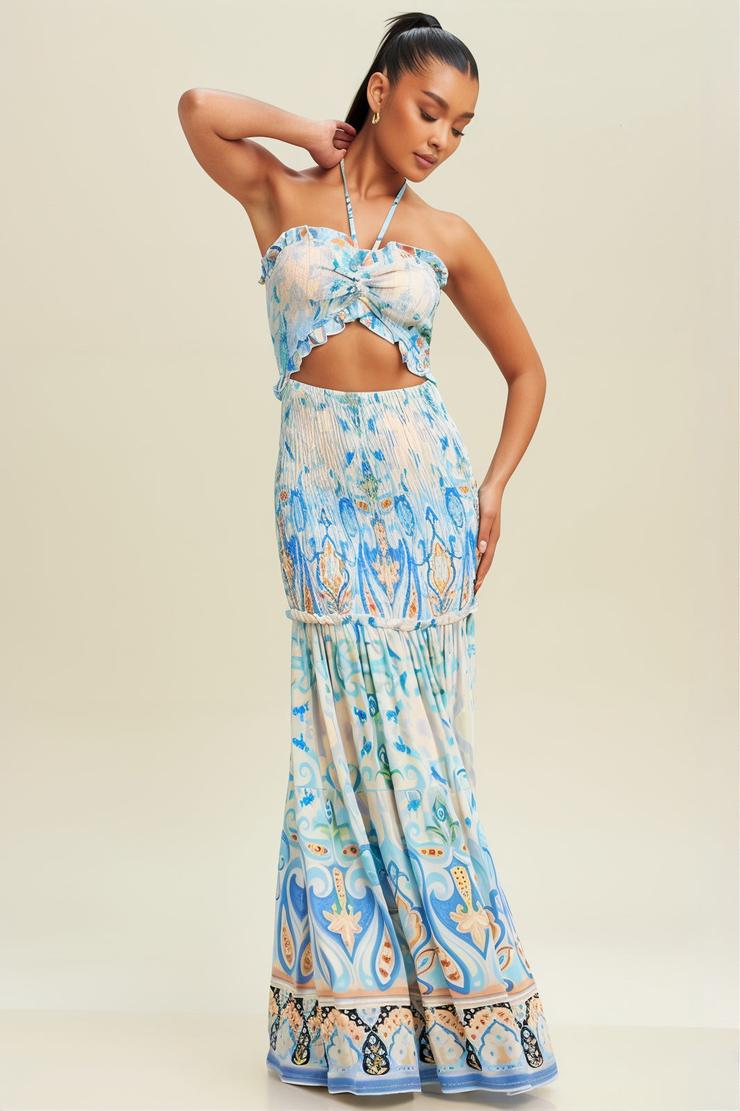 Shari Scrunch Maxi Dress