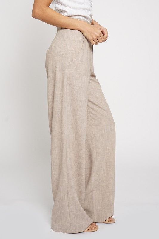 Taupe Classic Pants