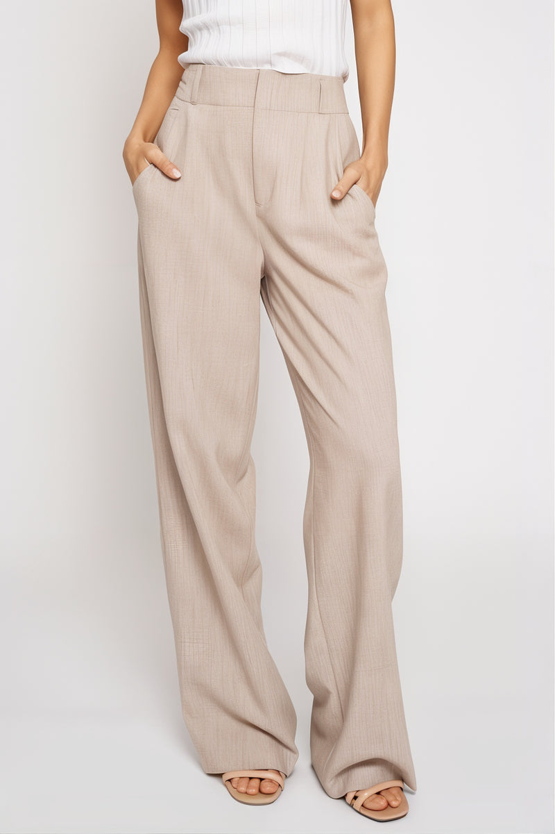 Taupe Classic Pants