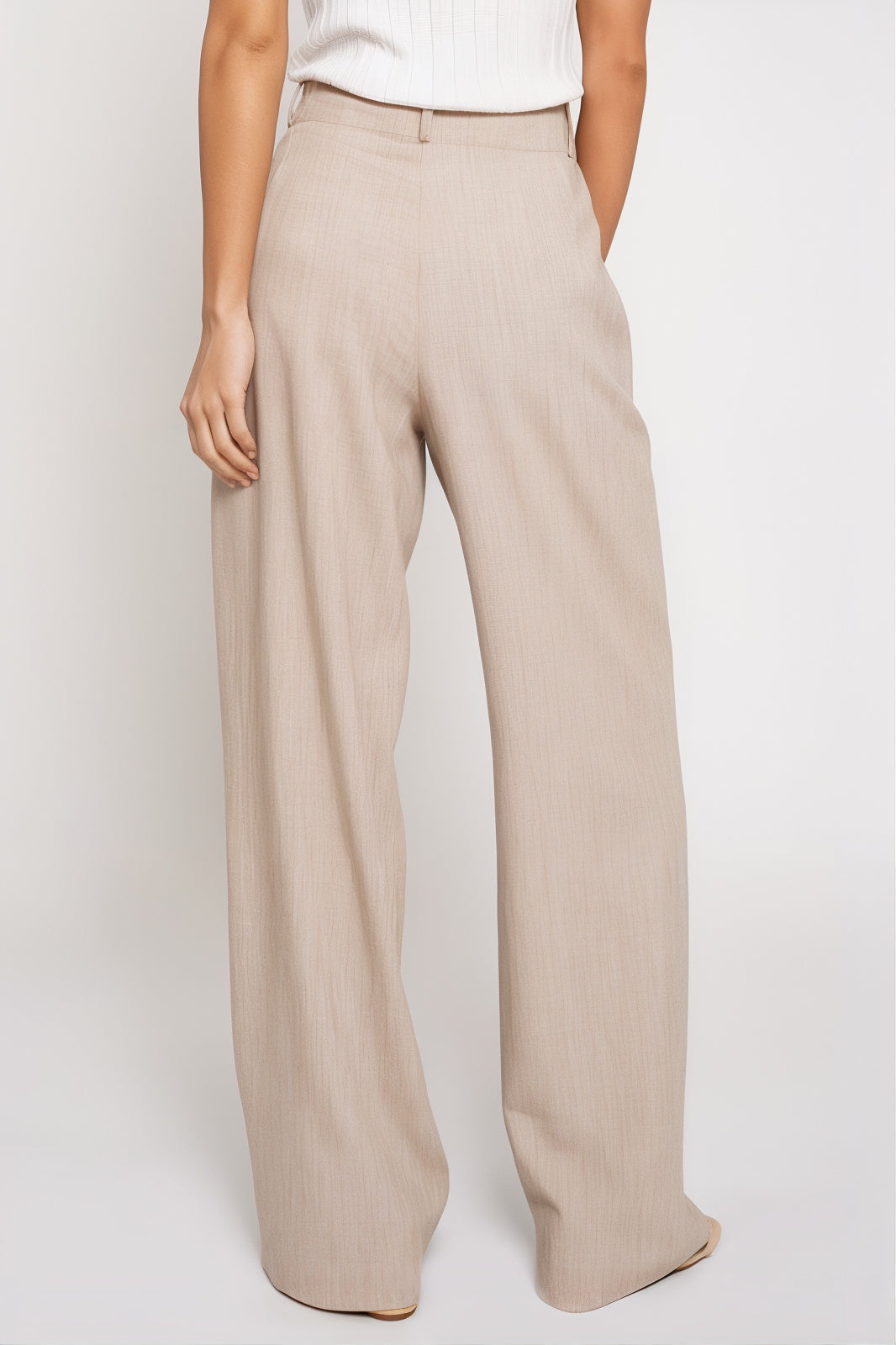 Taupe Classic Pants