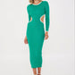 Green and White Midi