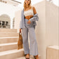 Lori Blue & White Striped Pants