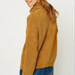 Mustard Drop Shoulder Turtle Neck Sweater