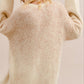 Soft Touch Fur Tunic Pullover Knit Sweater