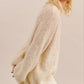 Soft Touch Fur Tunic Pullover Knit Sweater