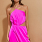 Spaghetti Cross Strap Dress