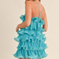 Anna Ruffle Aqua Mini - NIXII Clothing