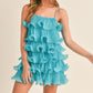 Anna Ruffle Aqua Mini - NIXII Clothing