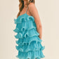 Anna Ruffle Aqua Mini - NIXII Clothing