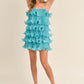 Anna Ruffle Aqua Mini - NIXII Clothing