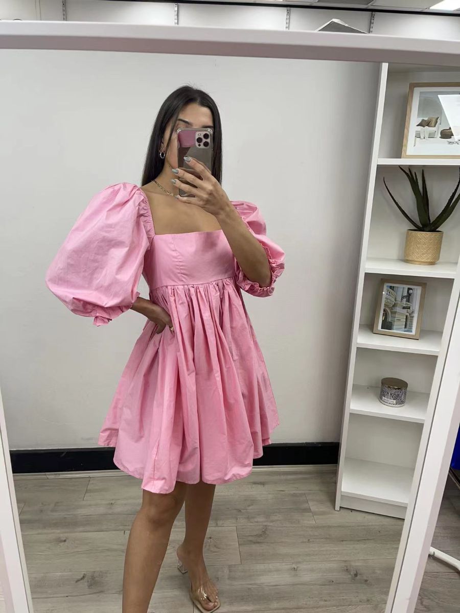 Ariana- Puffy Sleeve Baby Doll - NIXII Clothing