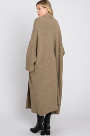 Beige Long Sleeve Cardigan - NIXII Clothing