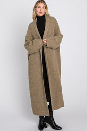 Beige Long Sleeve Cardigan - NIXII Clothing