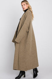 Beige Long Sleeve Cardigan - NIXII Clothing