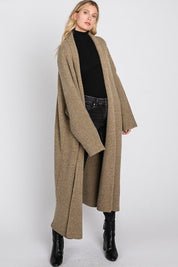 Beige Long Sleeve Cardigan - NIXII Clothing