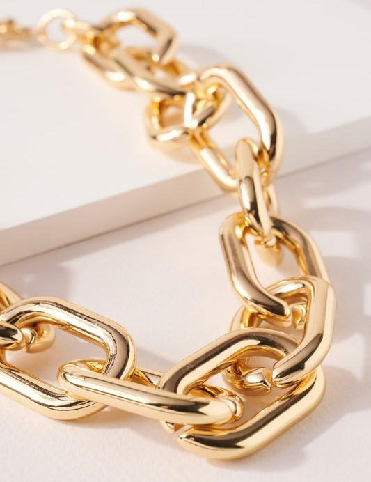 Bold Chain Necklace- G - NIXII Clothing