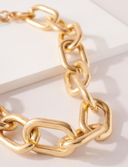 Bold Chain Necklace- G - NIXII Clothing