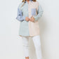 Colour Block Contrast Oversized Shirt - NIXII Clothing