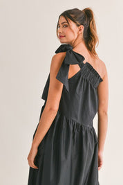 Ella Gathered One Shoulder Maxi - NIXII Clothing