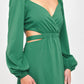 Emerald Green Midi Dress - NIXII Clothing
