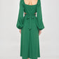 Emerald Green Midi Dress - NIXII Clothing
