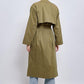 Gille Khaki Trench Coat - NIXII Clothing