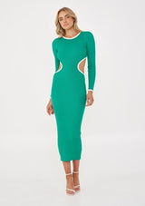 Green and White Midi