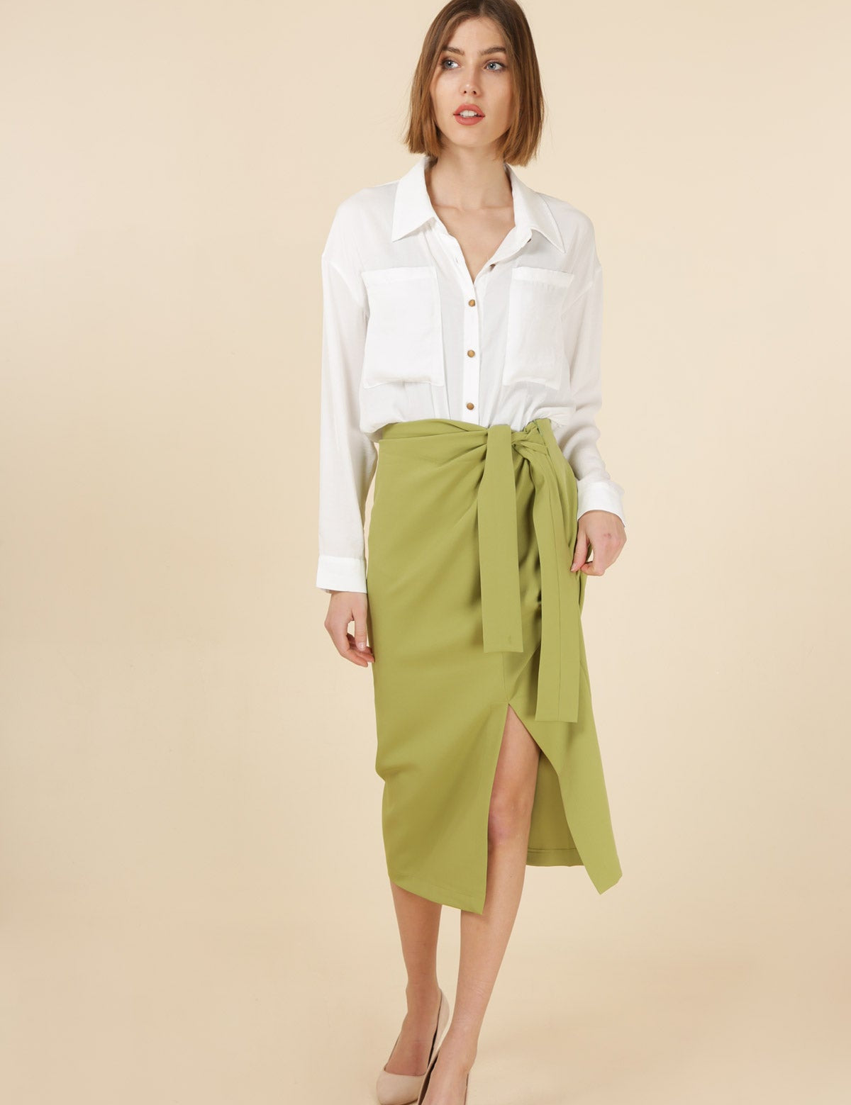 Green Apple Skirt - NIXII Clothing