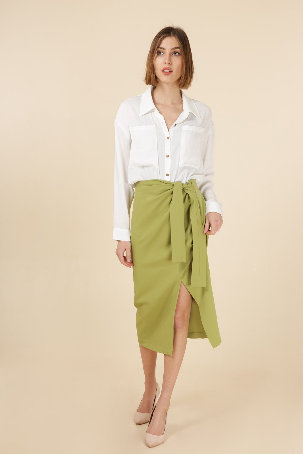 Green Apple Skirt - NIXII Clothing