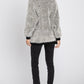 Grey Puff Sleeve Pearl Cardigan - NIXII Clothing