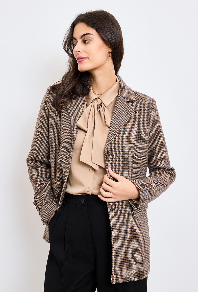 Jo Plaid Jacket - NIXII Clothing