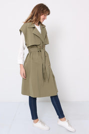 Khaki Trench Jacket - NIXII Clothing