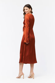 LALETTE MIDI DRESS -COPPER - NIXII Clothing