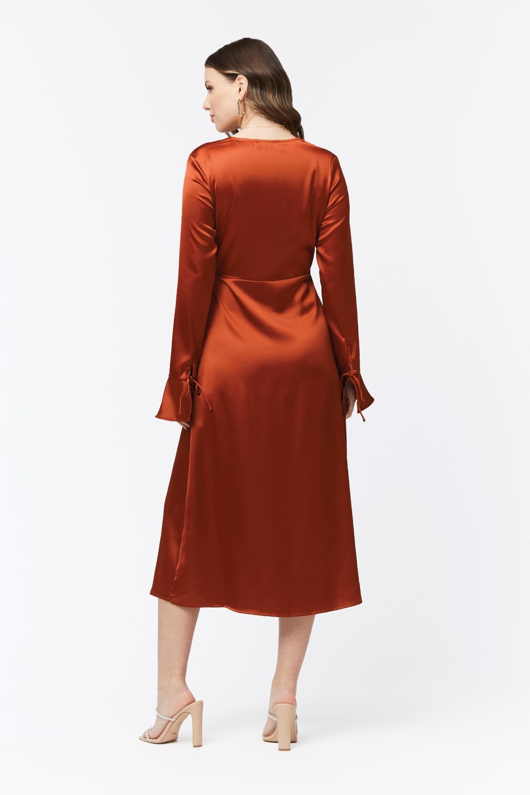 LALETTE MIDI DRESS -COPPER - NIXII Clothing