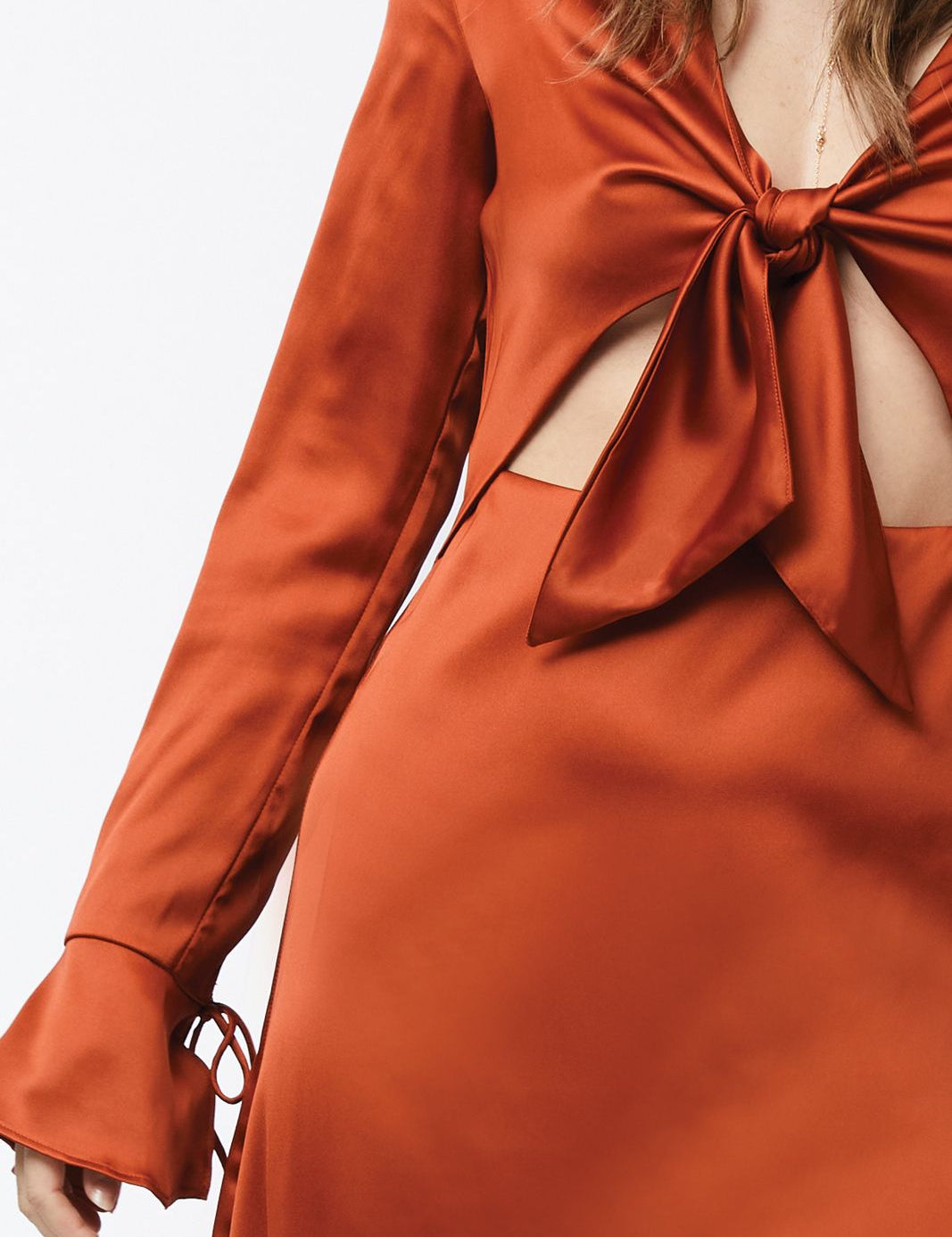 LALETTE MIDI DRESS -COPPER - NIXII Clothing
