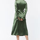 LALETTE MIDI DRESS - OLIVE - NIXII Clothing